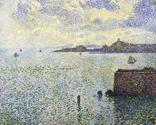 Theo Van Rysselberghe Sailboats and Estuary oil painting picture